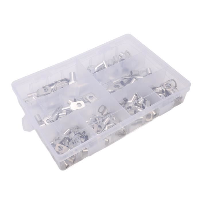 Lot De 150 Connecteurs Sertissage OR - Cosses à œil, Bornes Pour Câble - Laiton - Neuf