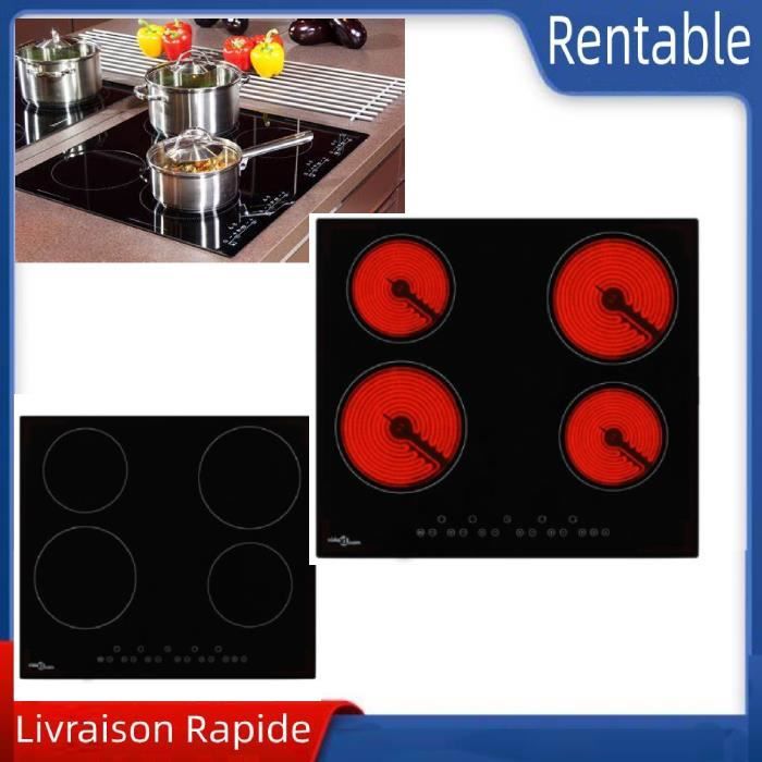Lot De 3 Autocollants Indicateurs De Plaques De Cuisson - Noirs Sur Fond Transparent, Remplacement Des Marques Usées - 3