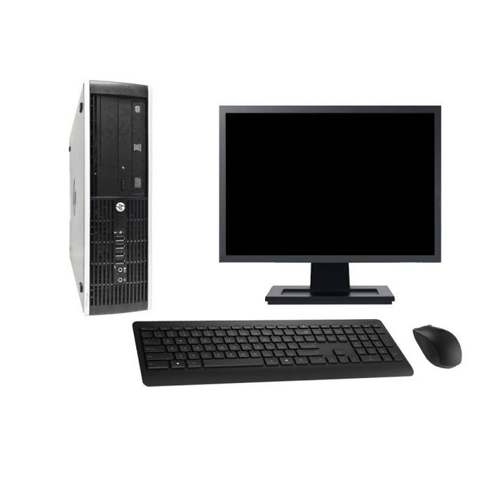 PC HP 8300 Elite SFF Ecran 19 Intel i5-2400 RAM 16Go Disque 1To Windows 10 Wifi Reconditionné - Hewlett-Packard reconditionné disponible sur Cdiscount Seconde Vie