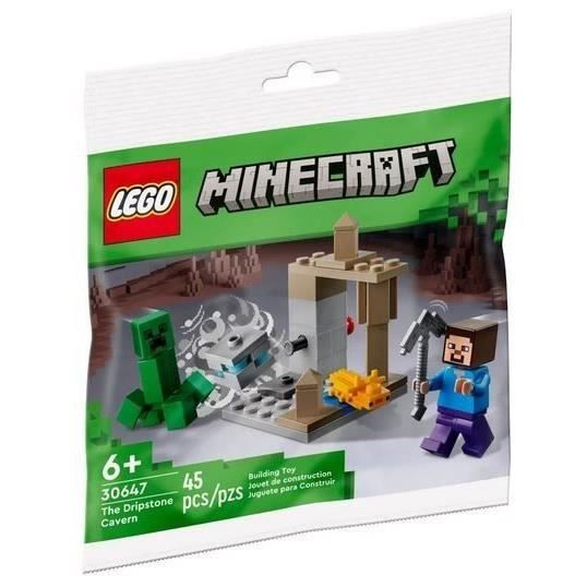 LEGO Minecraft - 30647 - La grotte de Dripstone - 45 pièces - À monter soi-même - Mixte Reconditionné - Lego reconditionné disponible sur Cdiscount Seconde Vie