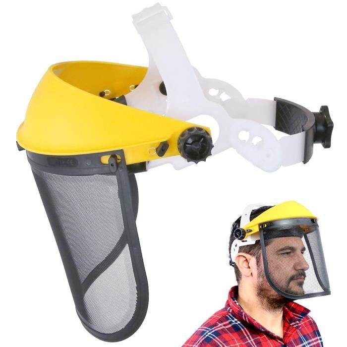 Visière De Protection Grillagée Métal Pour Motoculteur Ou Débroussailleuse - Neuf