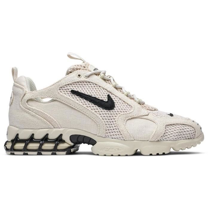 Nike Baskets Air Zoom Spiridon Caged 2 Stussy Fossil - NIKE - Homme - Beige