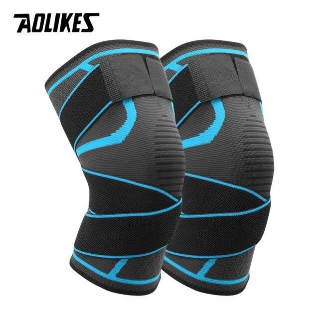 Genouillère élastique Compresssion XL - Soutien Genou Sport Et Récupération