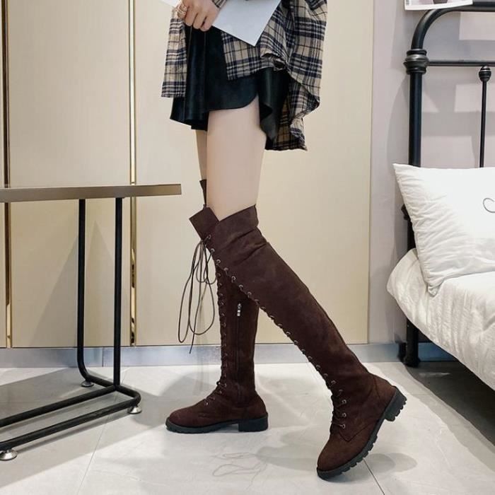 Bottes cavaliere sales daim