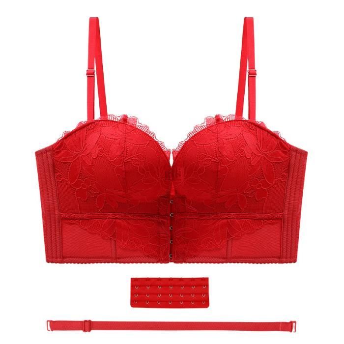 Avidlove Lingerie Sexy Femme - Soutien-Gorge Push-Up Et Slip Bretelles Réglables