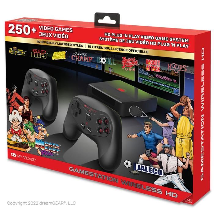 My Arcade Gamestation Wireless HD Data East & Jaleco Hits inclus + 250 Jeux Rétro Neuf - vue 10