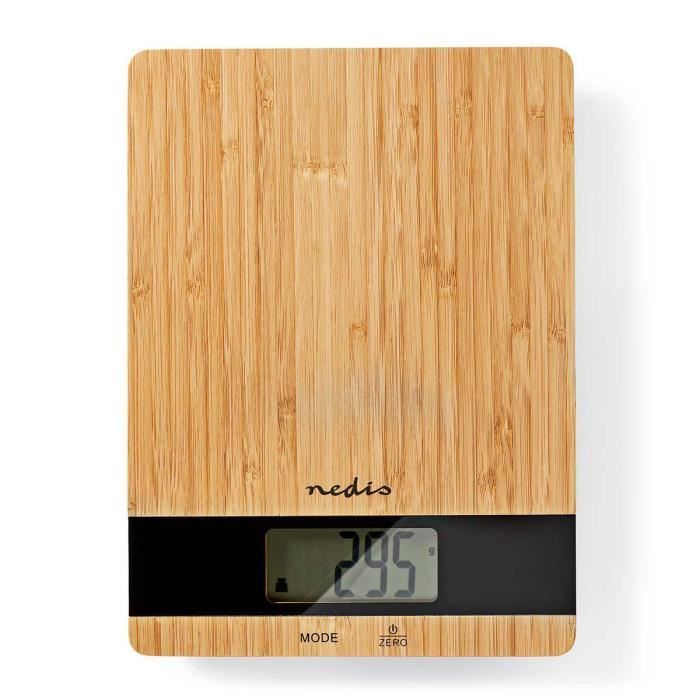 Nedis Balance de cuisine | KASC600WD |Marron