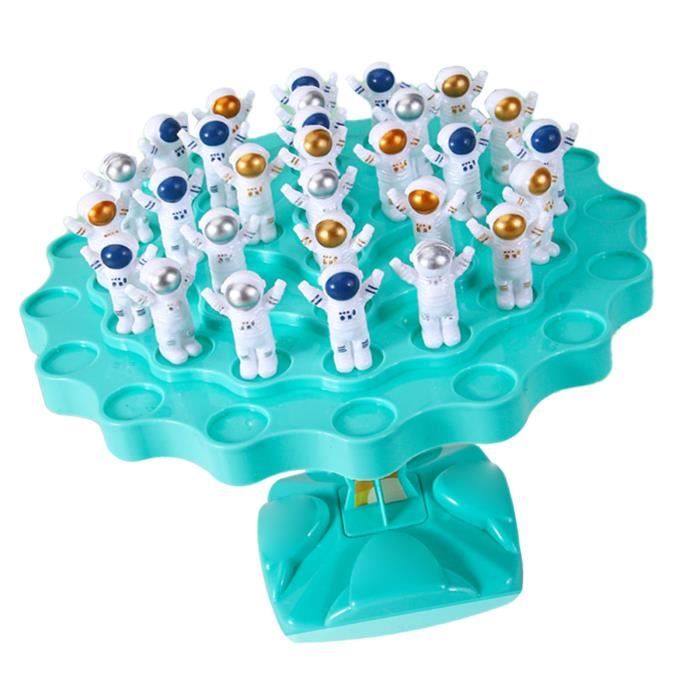 Jeu darbre déquilibre OMABETA - Puzzle éducatif interactif - 48 pièces - Bleu