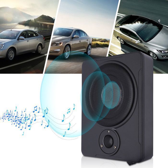 Caisson De Basses Actif Sous Siège Voiture - Amplificateur Intégré Double Mode