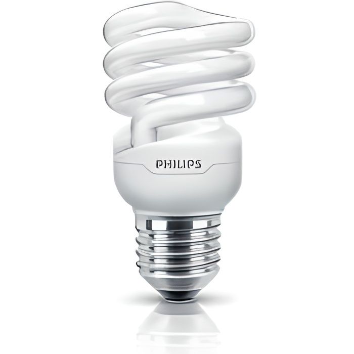 6x 15w coloré Basse Énergie CFL Spirale partie ampoules Edison à Vis ES E27 Lampe