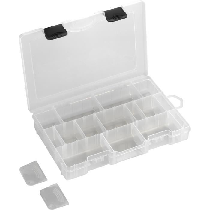 Huairdum Boîte à leurres en Plastique, 3 grilles 6 Petits Trous dans la