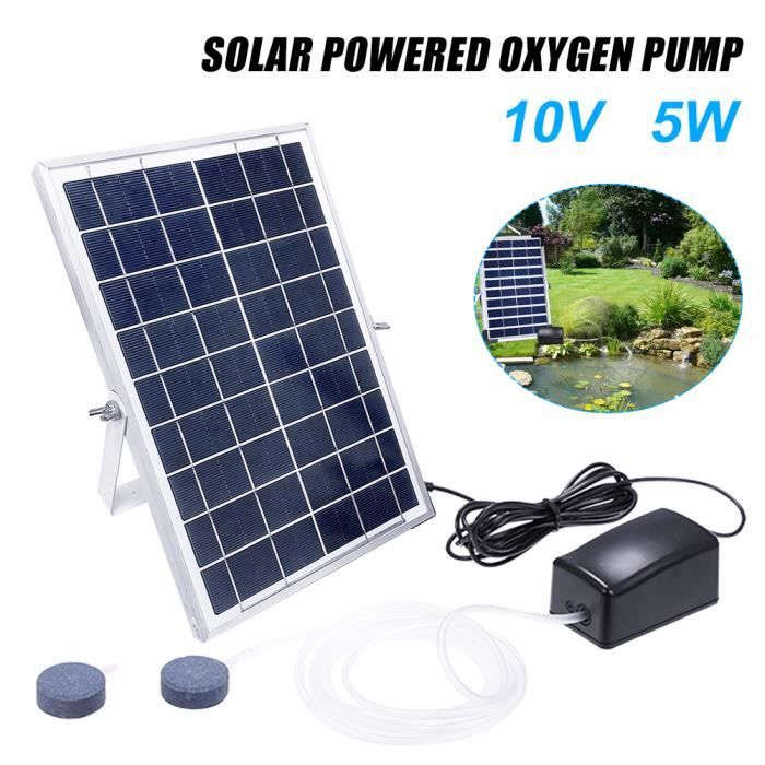 Pompe à Oxygène Solaire 2.5W - Aérateur Portable Pour Aquarium, Bassin Et Pêche