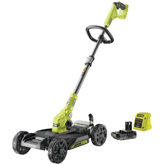 Tondeuse autotractée RYOBI RY18LMC30A-120 - 18V - Lageur de coupe 30cm - Fonction mulching - Batteri