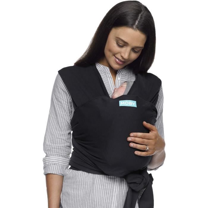 Hoppediz Ring-Sling Aberdeen – Écharpe De Portage Avec Anneaux Aluminium – Nouveau-né à 36 Mois, 3-20 Kg