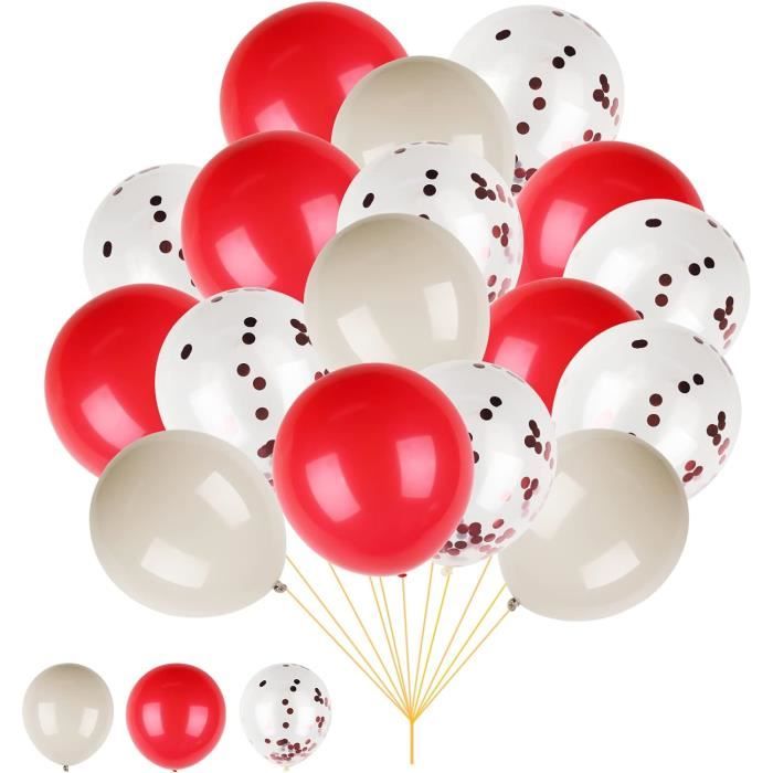 Kit d'arche de ballons rouge, blanc et bleu, 130 pièces, rouge, blanc, bleu marine, kit de guirlande de ballons bleus avec confettis en latex pour fête d'anniversaire, fête prénatale