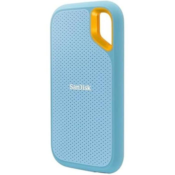 Disque dur externe – SANDISK – Extreme Portable SSD – 4 To – USB-C – Résistant aux chutes