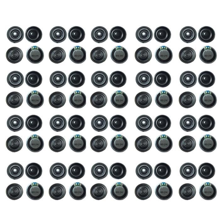 Lot De 6 Haut-Parleurs 2W 8 Ohm - Pour DIY, Radio Ou Mini Enceintes