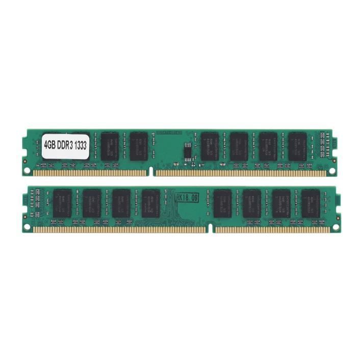 Barrette De RAM Crucial DDR3 4 Go 1333 MHz - PC3-10600, 1.5V, 240 Broches, Garantie à Vie