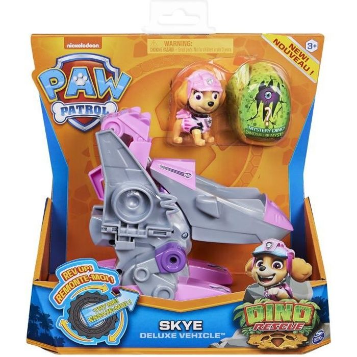 PAT PATROUILLE - Moto Rétrofriction + Figurine Amovible Chase - Jouet  Enfant 3 Ans et + - Cdiscount Jeux - Jouets