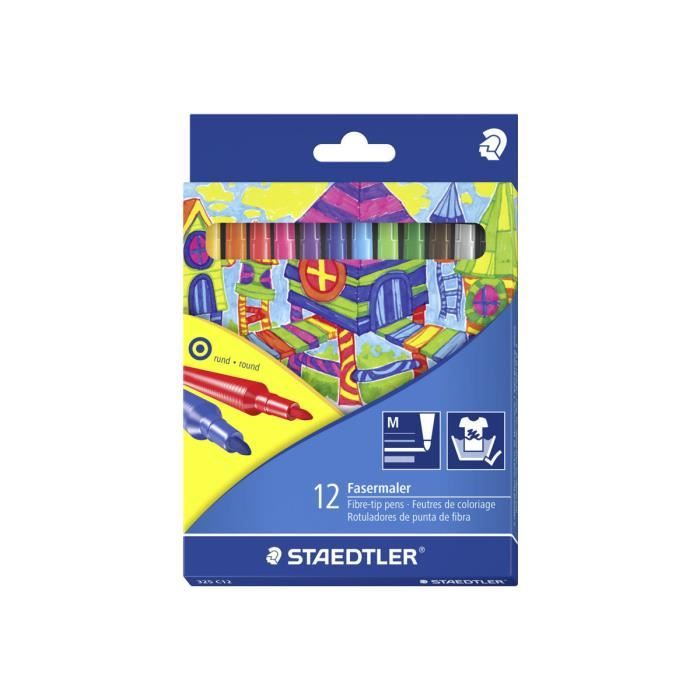 STAEDTLER Noris colour Crayon de couleur couleurs assorties pack de 12