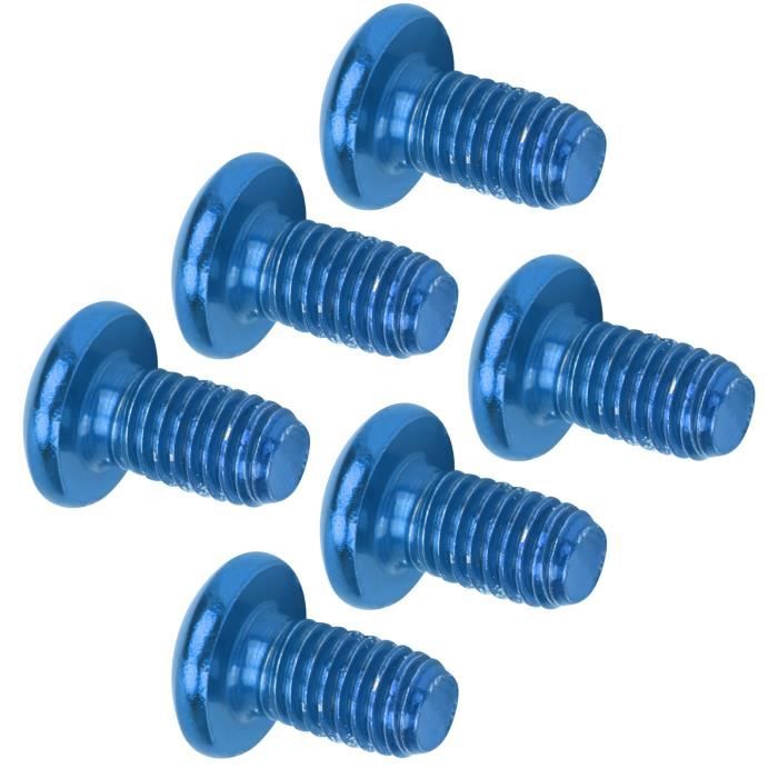 Accessoire Réparation Vélo Lot De 12 Boulons De Frein à Disque M5 X 10mm - Compatible VTT, Vélo Route Et Vélo Pliant Vis Disque M5x10mm