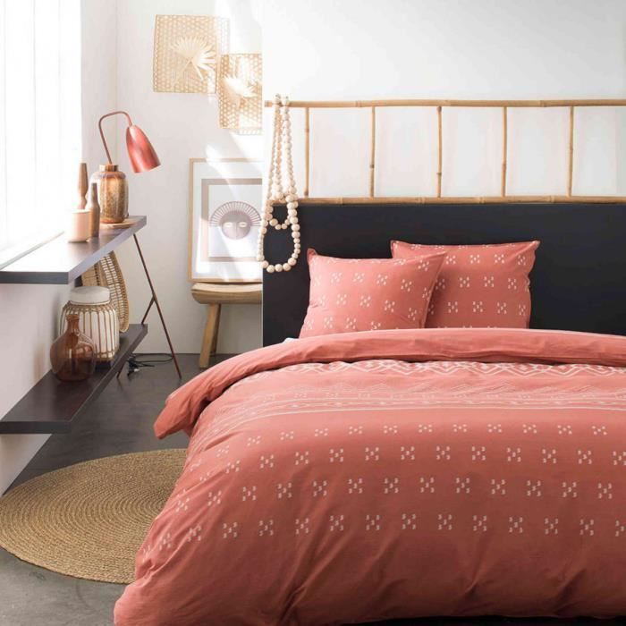 Parure De Lit Terracotta Cdiscount Parure De Lit Terracotta Cdiscount