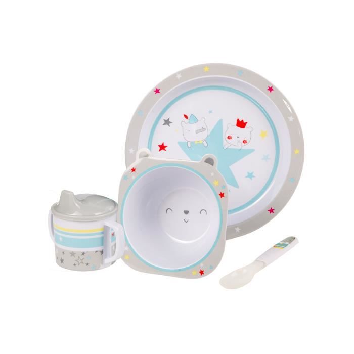 bol Set repas 3 pièces bébé confort Timbale assiette bambou bonheur collection