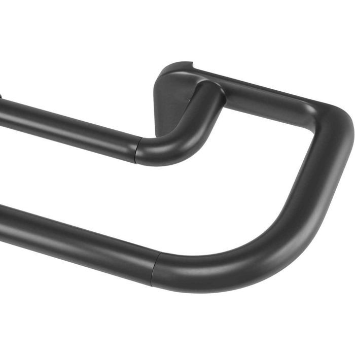 2 Tringles à Rideaux Extensibles 70-100 Cm - Noir, Sans Perçage - Pour Petites Fenêtres, Armoires, Camping-car