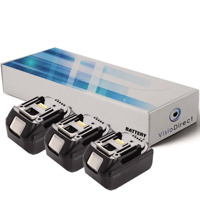 Lot de 3 batteries pour Makita BFR750 visseuse sans fil 3000mAh 18V — free download