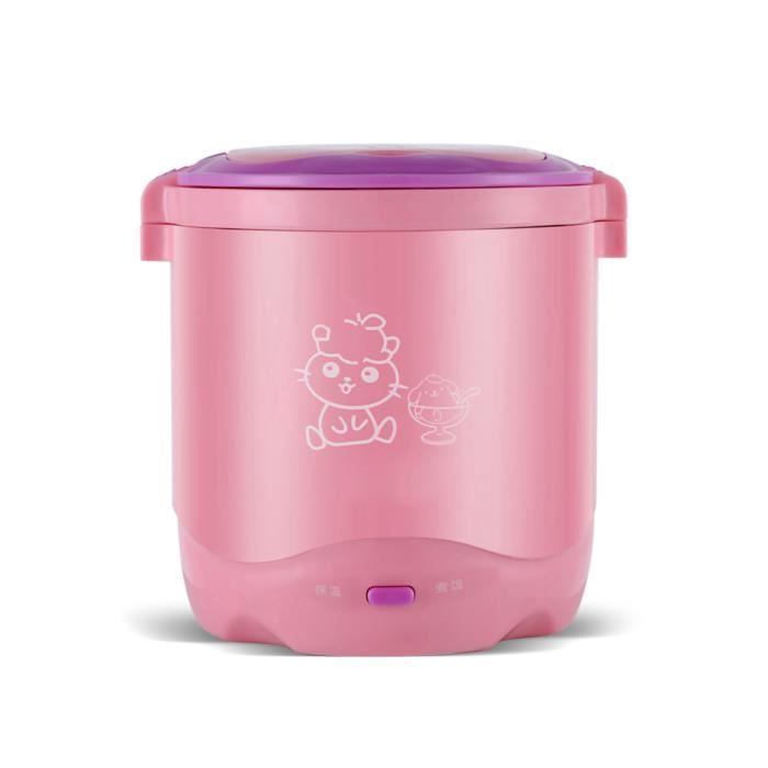 Cuiseur à riz - VVIKIZY - Mini cuiseur 1.2L - Portable - Acier inoxydable - 200W