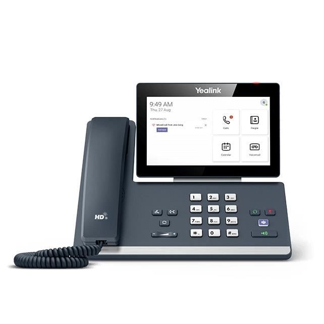 Téléphone IP - YEALINK - MP58 - Gris - 1000 contacts - Mains libres