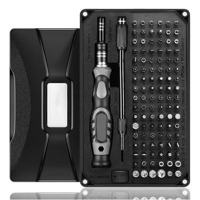 JEU DE TOURNEVIS 115 en 1 Kit D'Outils de RéParation MagnéTique