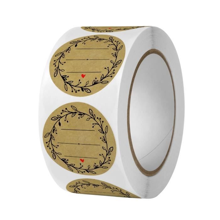 Rouleau De 500 étiquettes "Rejeté" QC 1 Pouce - Autocollants De Contrôle Qualité Rouge, Pour Inventaire Ou Tri