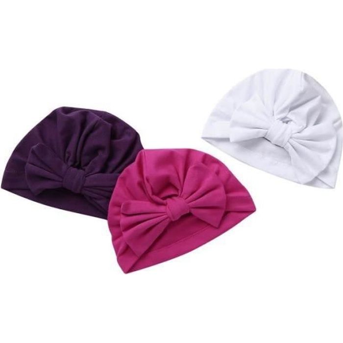 Qf 3pcs Bonnet Bebe Naissance Coton Nouveau Ne Indien Bandeau Turban Noeud Unisexe Garcon Fille 8 Cdiscount Au Quotidien