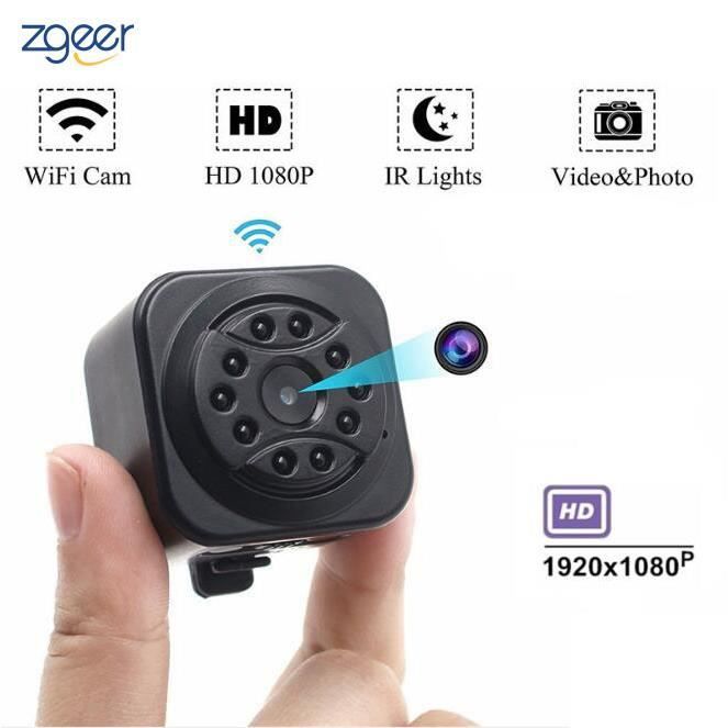 Camera Espion Wifi Mini Camera Cachee Sans Fil 1080p Hd Portable Petite Camera Avec Vision Nocturne Et Detection De Mouvement Camera Cdiscount Appareil Photo