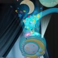 LUXS Mobile pour lit de bébé Musical avec lumières et Musique avec projecteur, hochets Suspendus Bleu-1