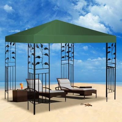 Toile De Rechange Tonnelle 3x4 EAMADE Toile De Rechange Pour Jardin 3 X 3 M, Bache Pour Tonnelle En Tonnelle 3x3