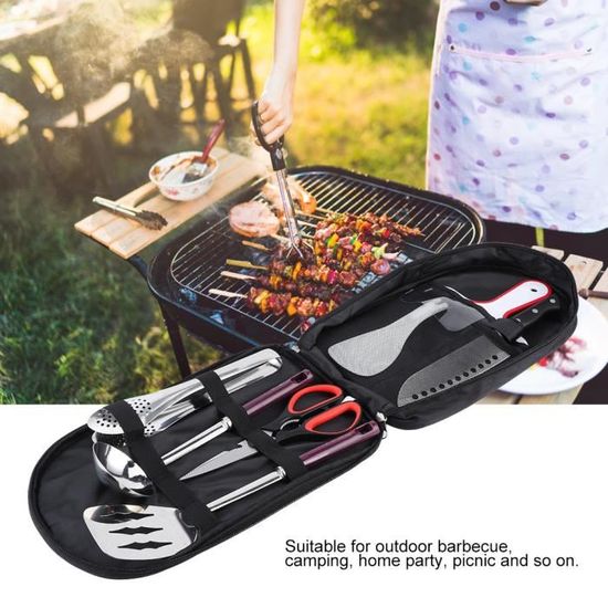 Ensemble Camping Acier Inoxydable Ensemble Ustensiles De Camping 16 Pièces En Inox - Sac De Transport, Pour Barbecue, Pique-nique, Voyage Ensemble Camping Acier Inoxydable Ensemble Ustensiles De Camping 16 Pièces En Inox - Sac De Transport, Pour Barbecue, Pique-nique, Voyage