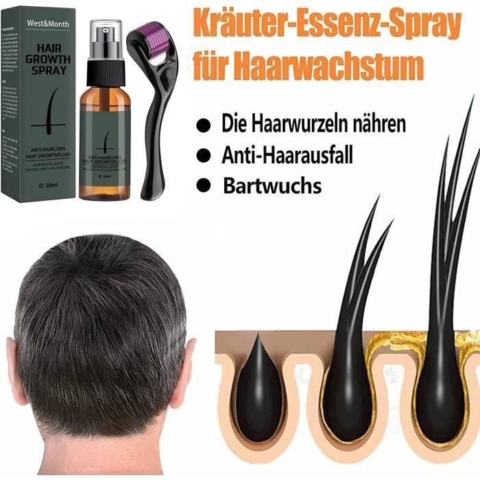 Sérum Repousse Cheveux Nirvasa - Bloqueur DHT Naturel - 50ml - Ingrédients Naturels