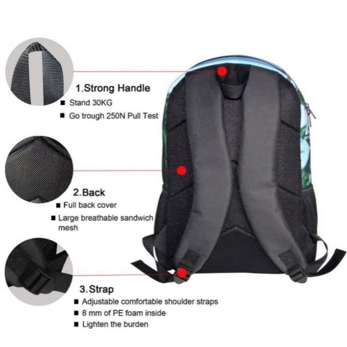Cartable tete de sales mort