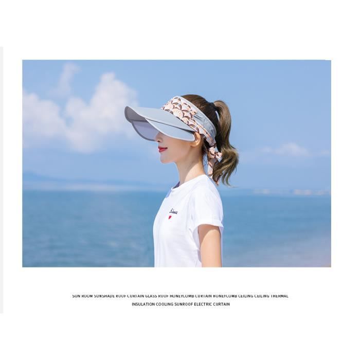 Sports Visi re Femme Casquette Pare Soleil Sport Vide Chapeau de