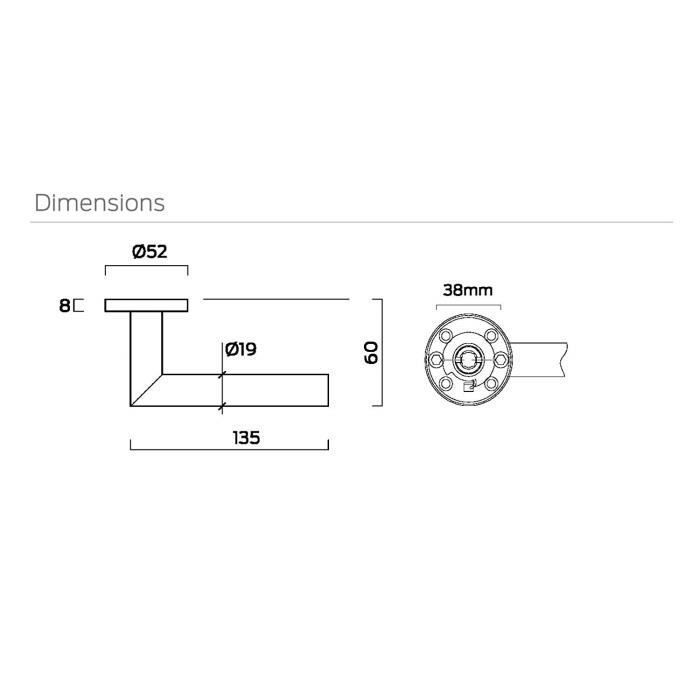 Rosette Acciaio Inox Bricard Per Porte Ingresso - Diametro 52mm, Serie Tempo, Profilo Europeo - Foto 6