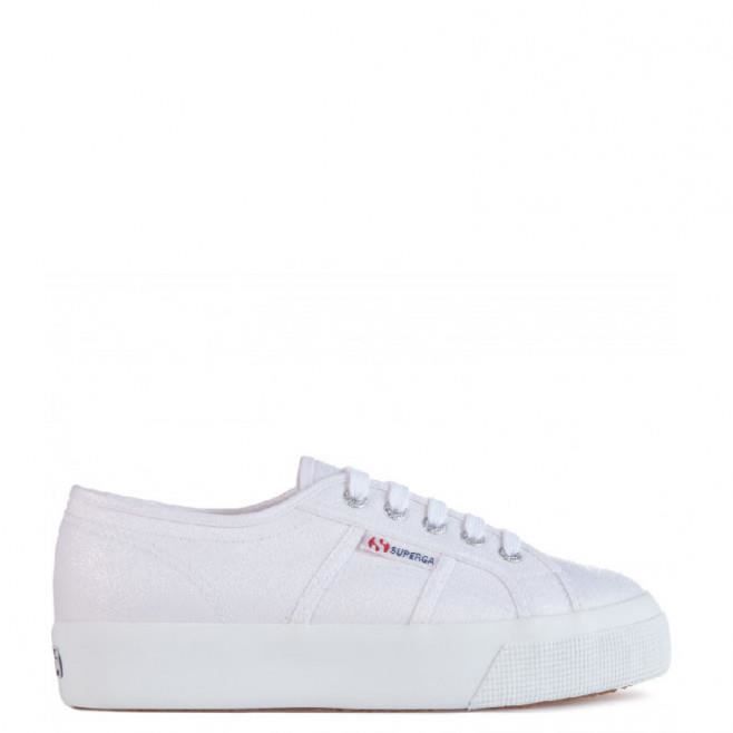 Basket Superga 2730 LAME SUPERGA Femme Blanc Lacets
