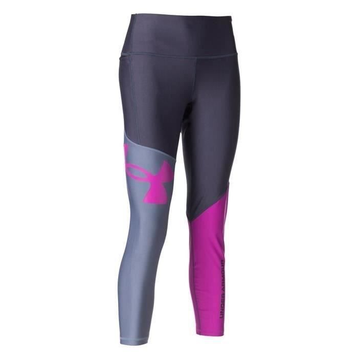 Legging femme Under Armour Armour 6M Nov Ankle Leg - Gris Gris/Violet -  Cdiscount Sport