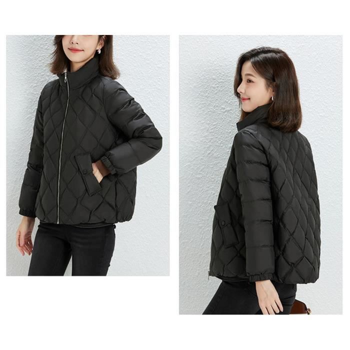 Doudoune noir simple on sale