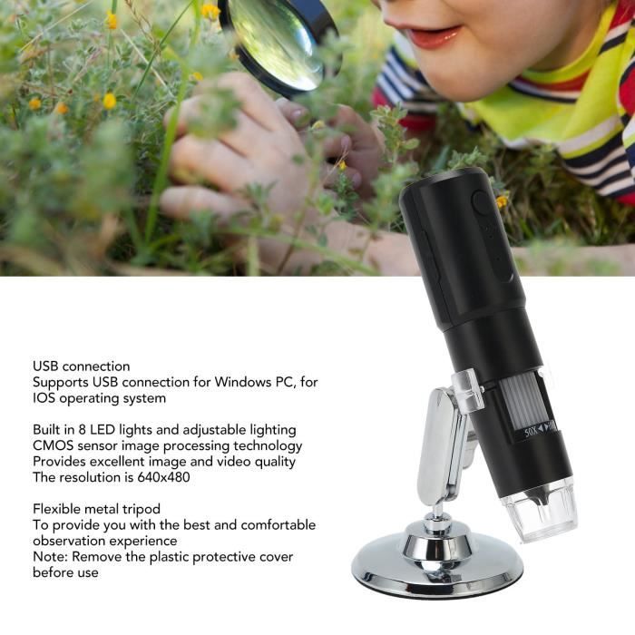 Microscope HDMI 5 MP tactile Biolux BRESSER pour l'École et