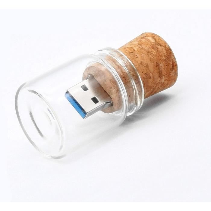 Flottant Bouteille USB3.0 Clé USB Flash Drive Clé USB Transparent avec ...