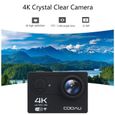 Caméra Sport COOAU 4K WiFi Étanche 30M avec Batteries Rechargeables 1050mAh et 19 Accessoires-2