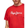 T-Shirt Pepe Jeans Eggo Rouge pour Homme-2