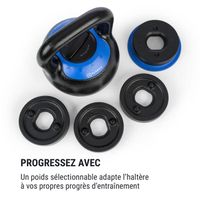 Kettlebell Grip Portable – Transforme Vos Haltères En Kettlebell Jusqu’à 25 Kg, Pour Voyage Et Crossfit